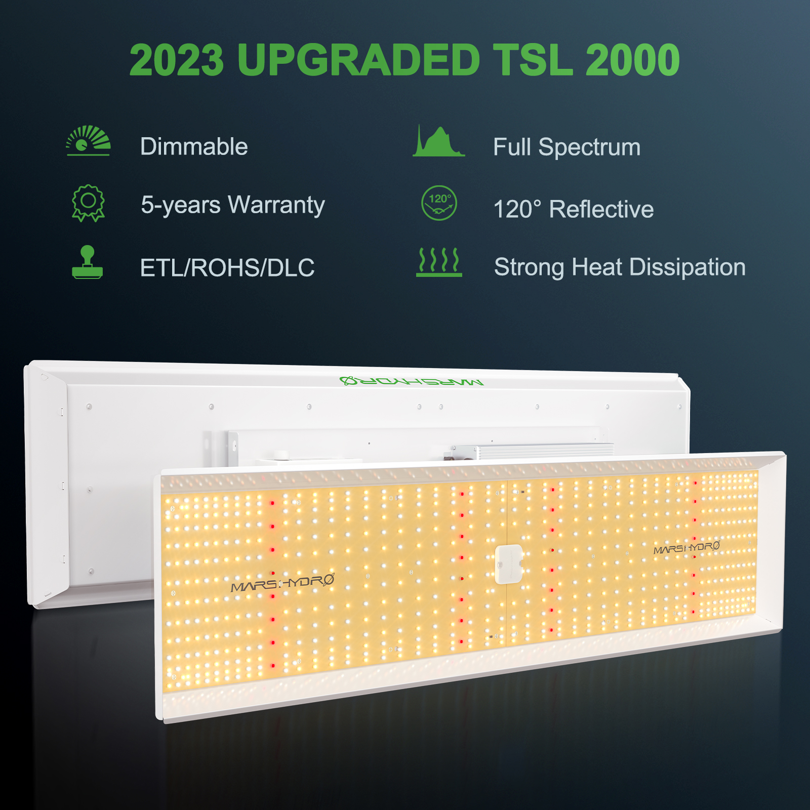 TSL 2000（範囲150×90CM / 270W）植物育成LEDライト