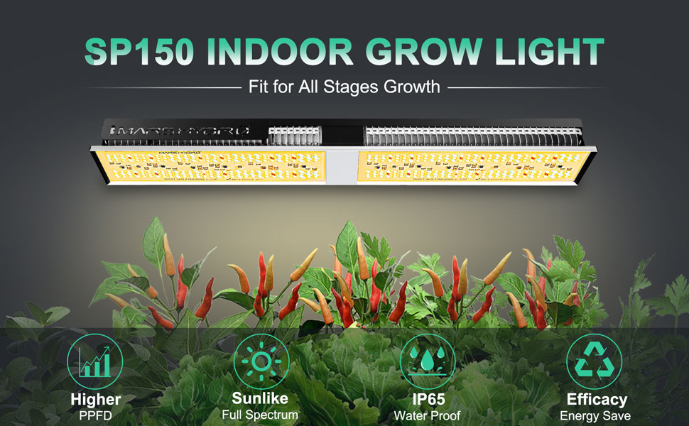 マーズハイドロ SP 150（範囲60x60CM / 126W）植物育成LEDライト