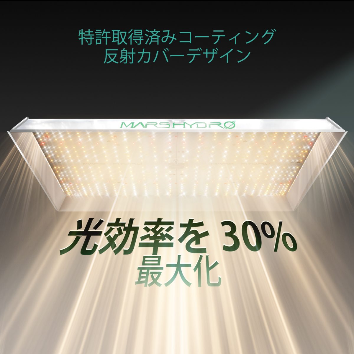 TS 3000 420W 植物育成LEDライト 範囲150x150CM - Mars Hydro JP