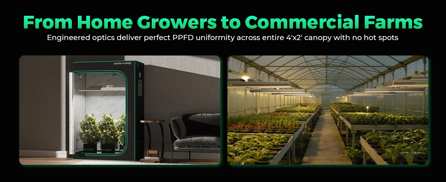 mars hydro sp3000 supports From Home Growers to Commercial Farms