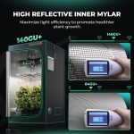 当社の Mars Hydro 60x60x140cm (2x2) Grow Tent For Indoor Plants その他